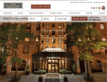 Tablet Screenshot of hotelbelleclaire.com